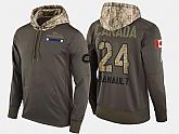 Nike Canadiens 24 Phillip Danault Olive Salute To Service Pullover Hoodie,baseball caps,new era cap wholesale,wholesale hats